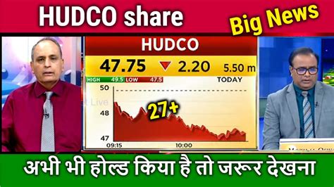 hudco news share price